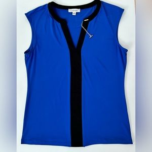 Calvin Klein sleeveless top with gold chain size M